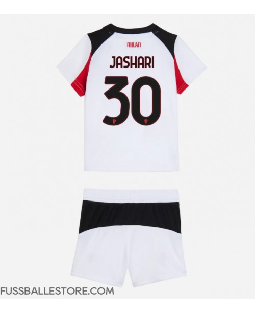 Günstige AC Milan Ardon Jashari #30 Auswärts Trikotsatzt Kinder 2025-26 Kurzarm (+ Kurze Hosen) Günstige AC Milan Ardon Jashari #30 Auswärts Trikotsatzt Kinder 2025-26 Kurzarm (+ Kurze Hosen)